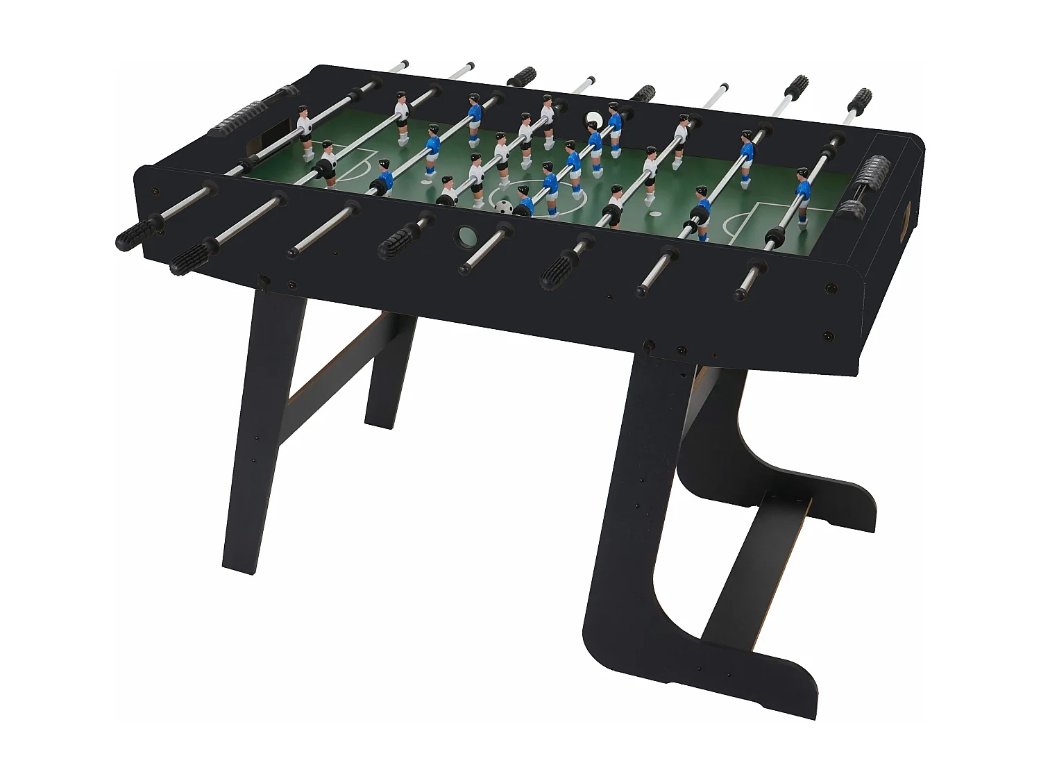 Tafelvoetbaltafel Manchester opvouwbaar,  zwart