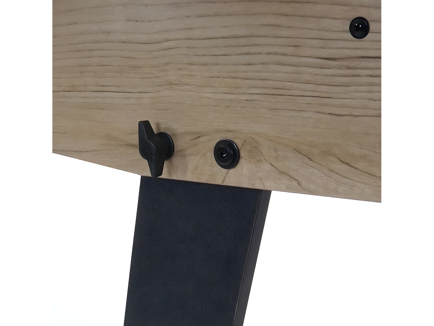 Calcio Balilla calcetto biliardino pieghevole Londra 60x121x84cm MDF legno chiaro