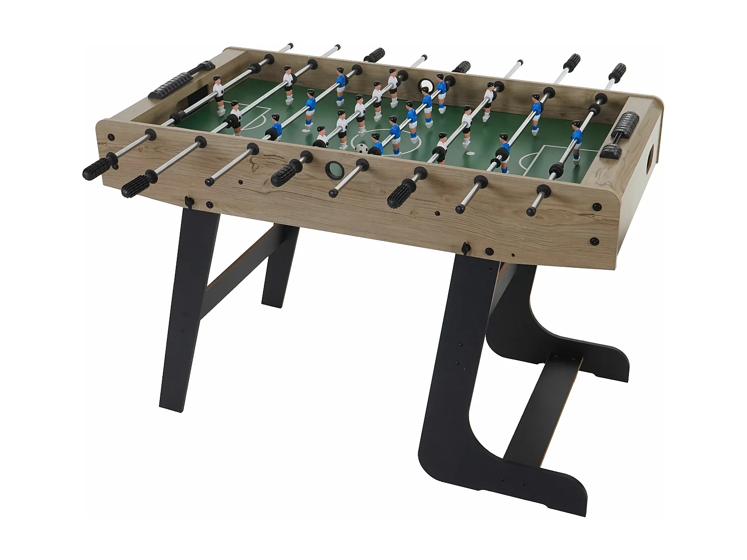 Tischkicker Manchester klappbar, Natur