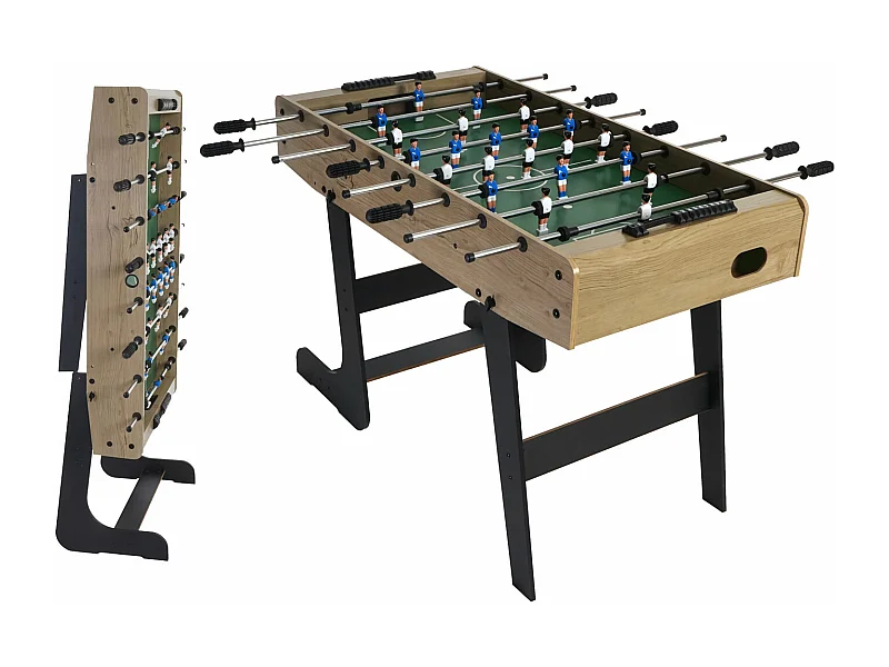 Tischkicker Manchester klappbar, Natur