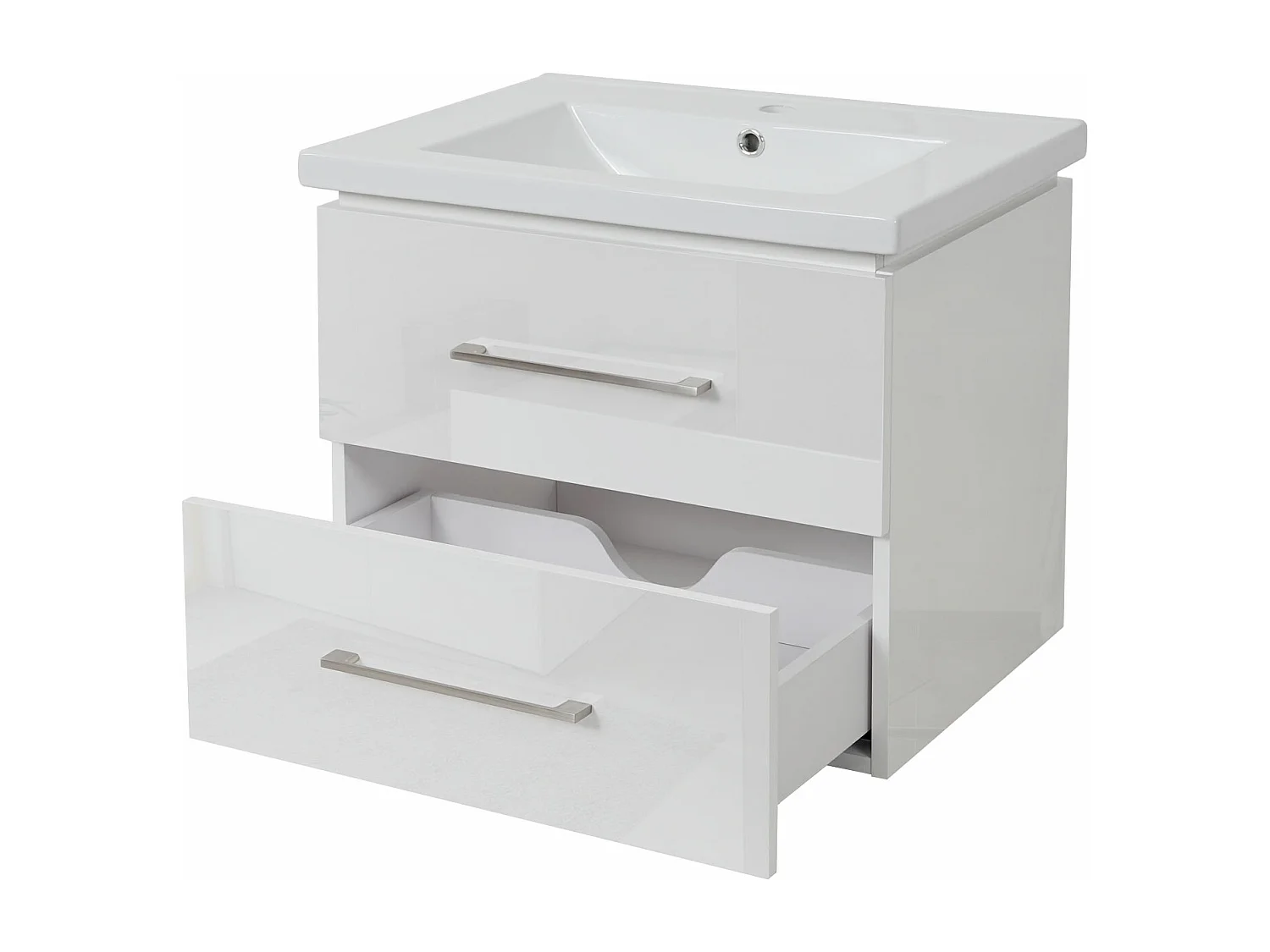 Premium wastafel + onderkast MCW-D16,  wit