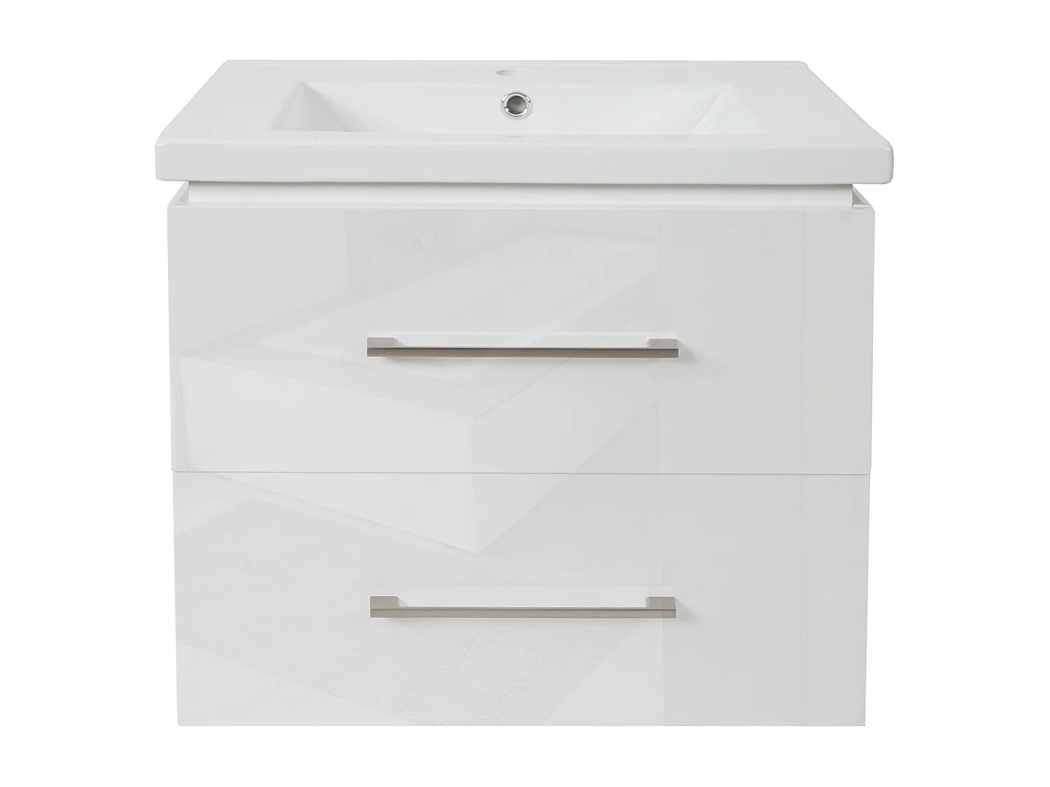 Premium Waschbecken+Unterschrank MCW-D16, Weiß