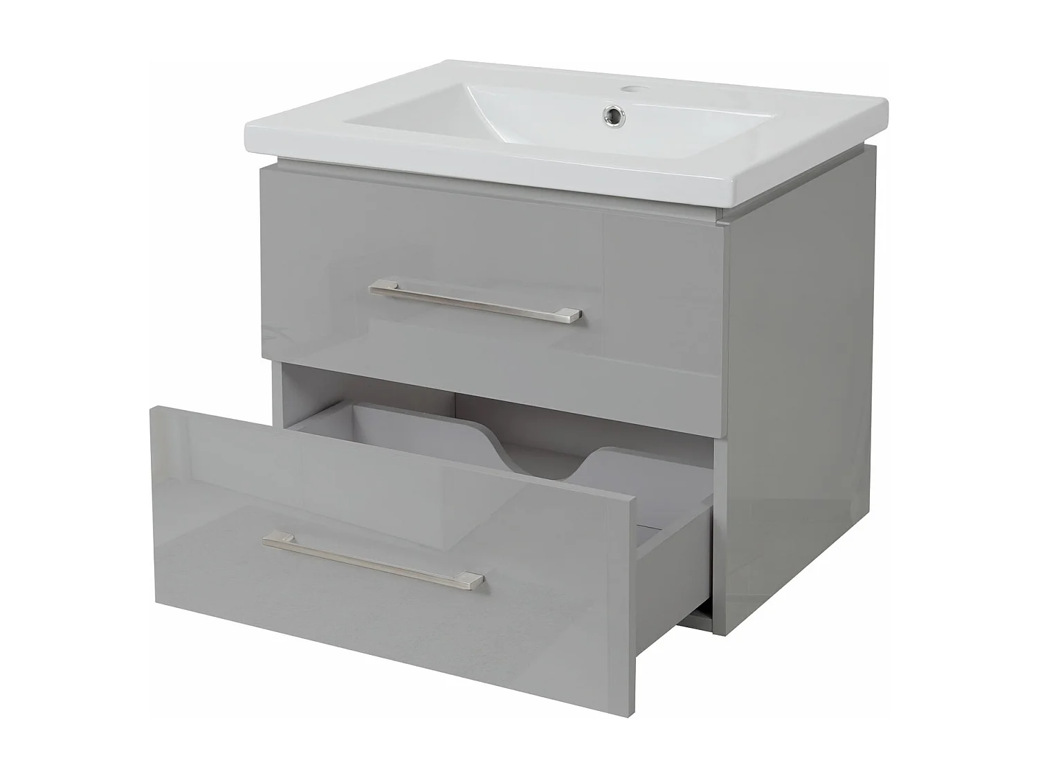 Umywalka premium + szafka podumywalkowa MCW-D16,  szary