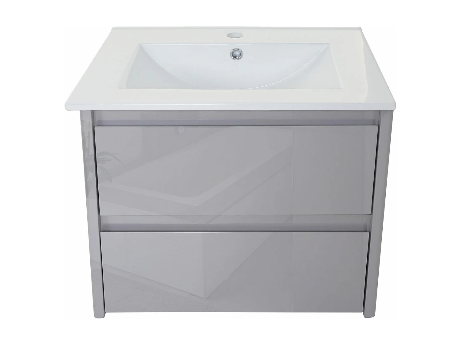 Wastafel + onderkast MCW-B19,  grijs