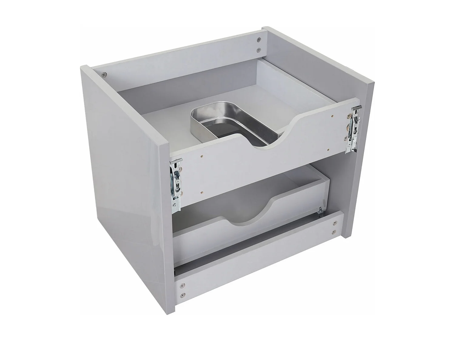 Wastafel + onderkast MCW-B19,  grijs