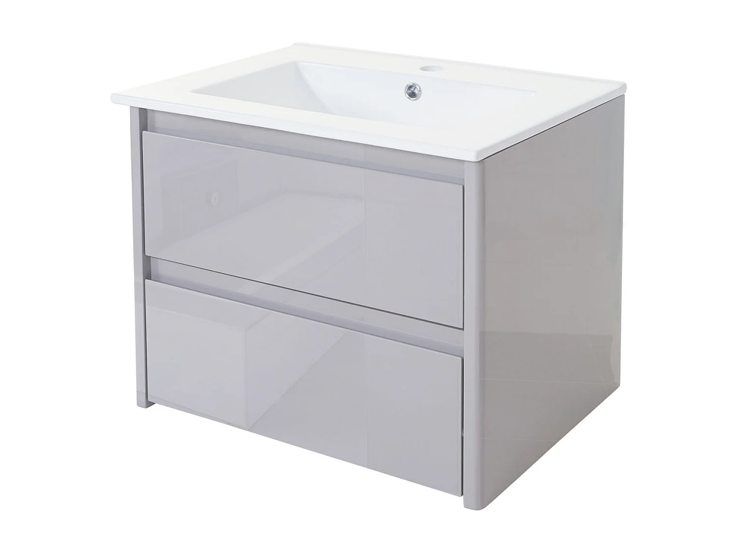 Waschbecken+Unterschrank MCW-B19, Grau