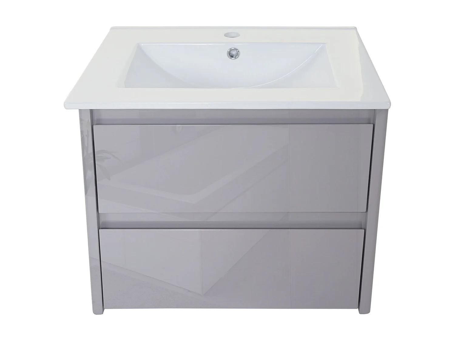 Waschbecken+Unterschrank MCW-B19, Grau