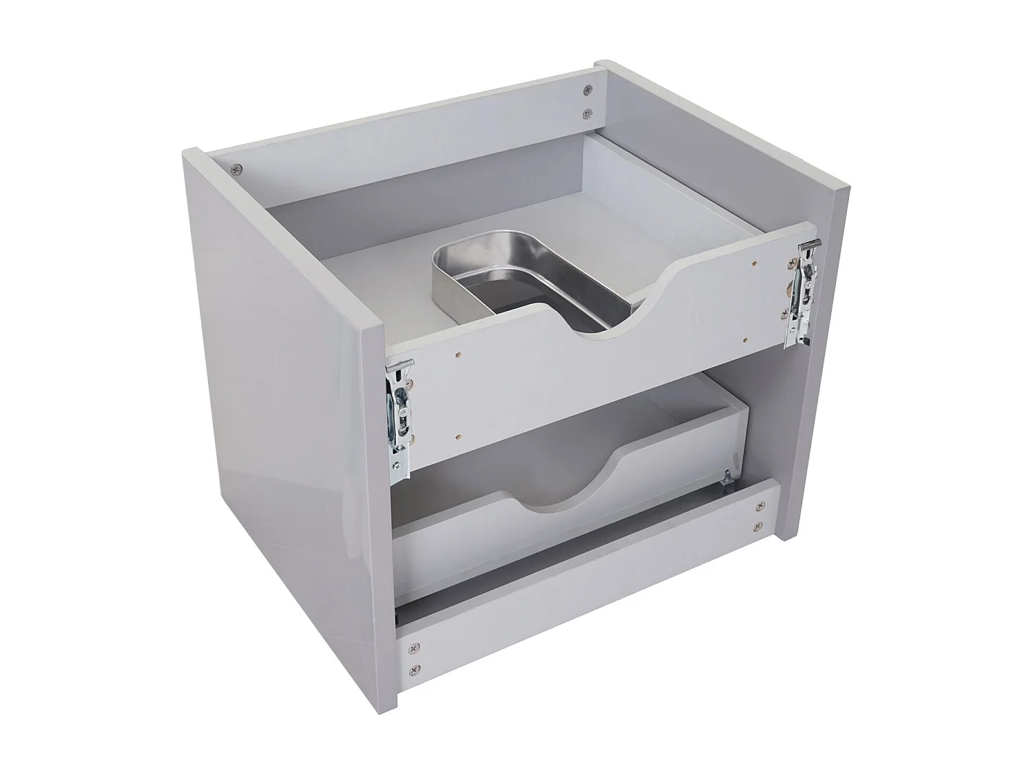 Waschbecken+Unterschrank MCW-B19, Grau