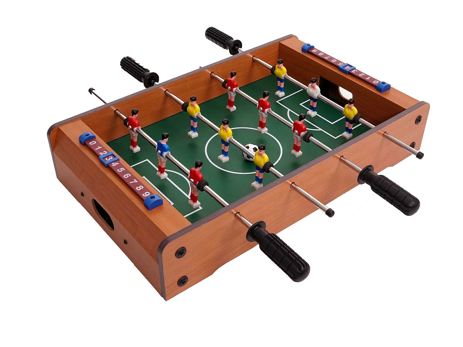 Mini Fußballkicker MCW-J68+Zubehör Holz