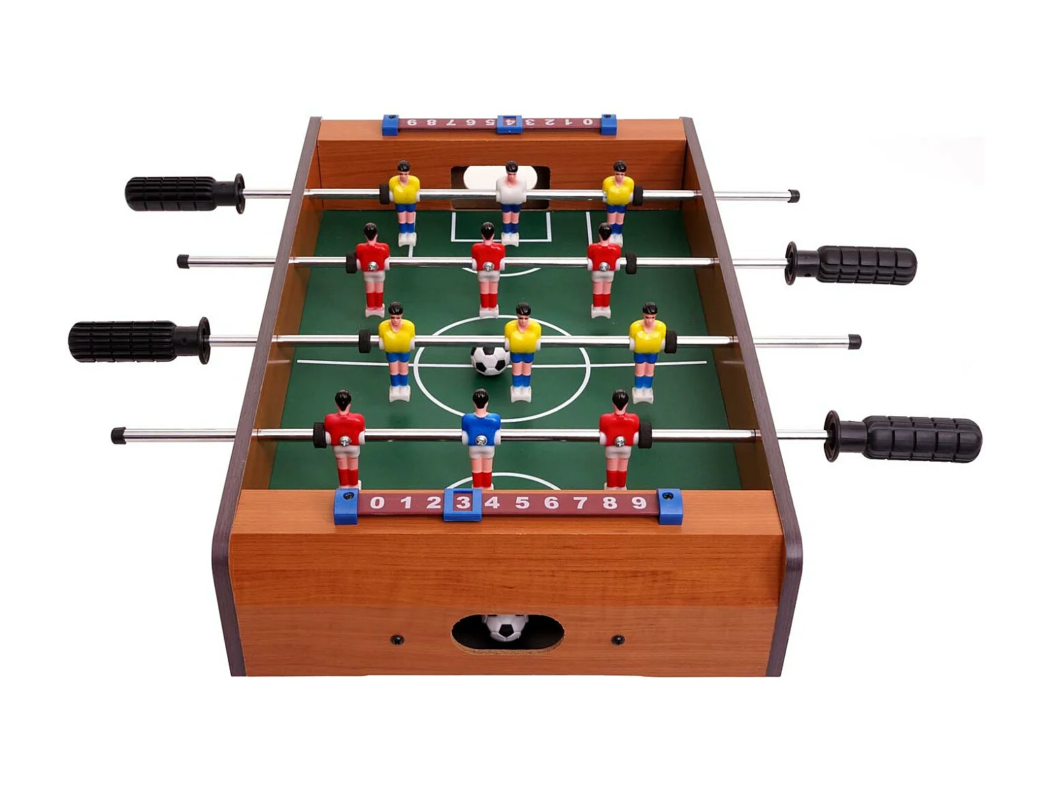 Mini Fußballkicker MCW-J68+Zubehör Holz