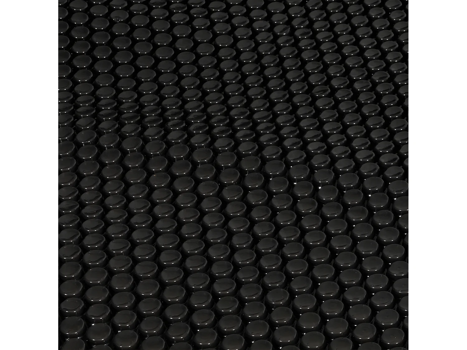 Copertura isotermica piscina telo PE 200 micron rotondo 4,57m nero