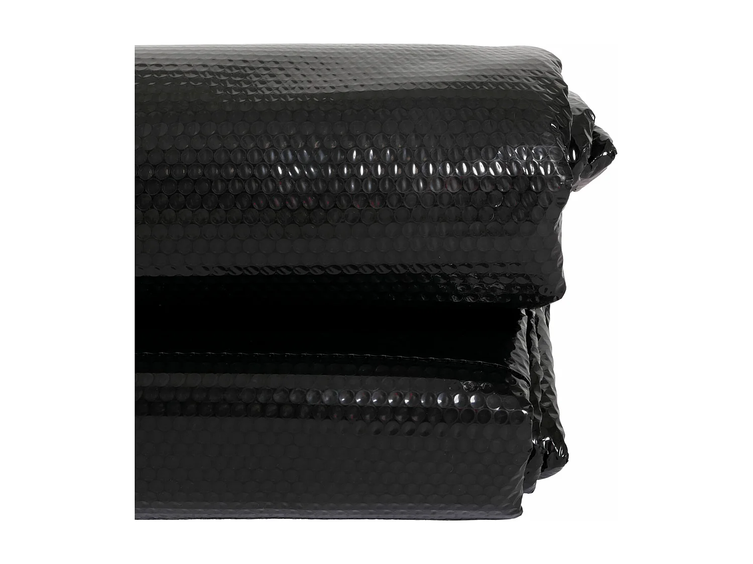 Copertura isotermica piscina telo PE 200 micron rotondo 4,57m nero