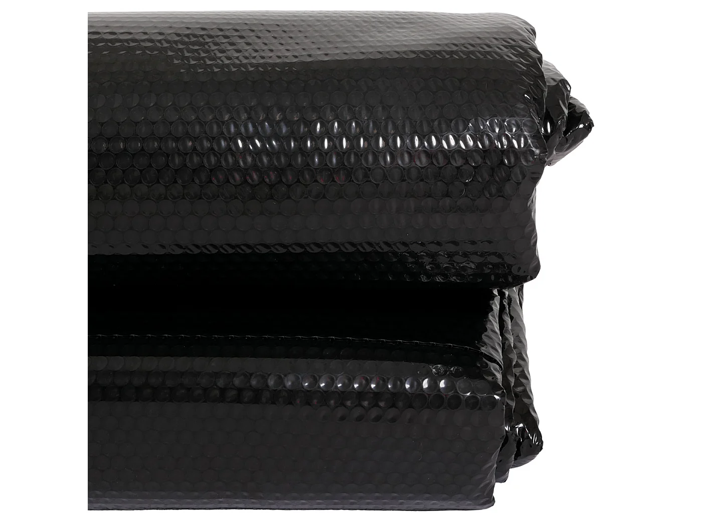 Copertura isotermica piscina telo PE 200 micron ~ rotondo 4,57m nero