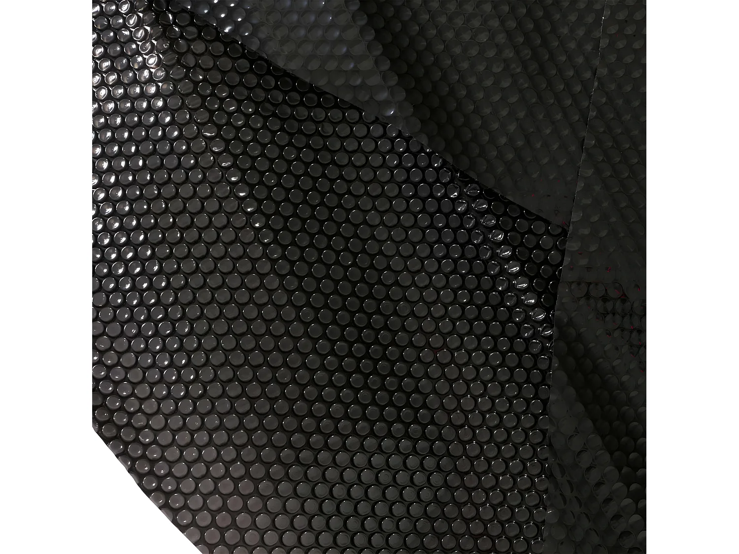 Copertura isotermica piscina telo PE 400 micron rettangolare 6x4m nero