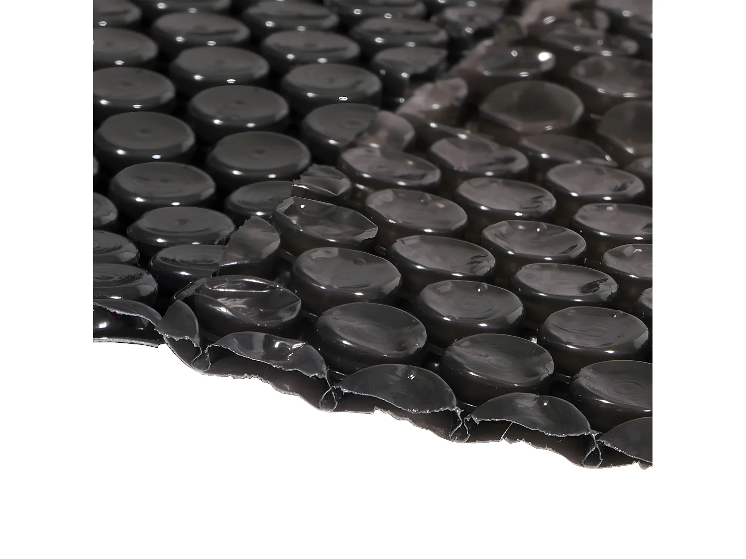 Copertura isotermica piscina telo PE 200 micron rettangolare 6x4m nero