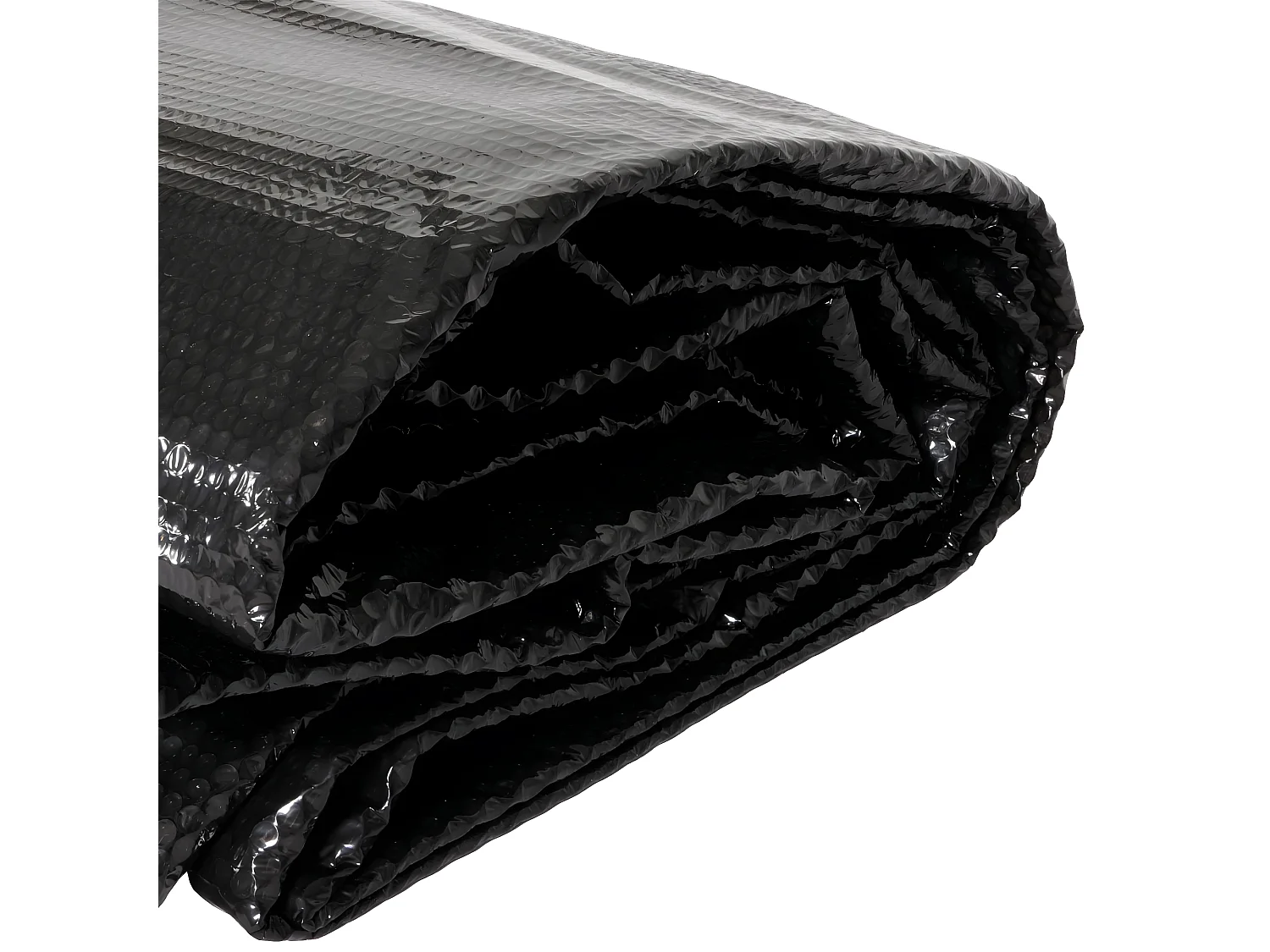 Copertura isotermica piscina telo PE 200 micron rettangolare 6x4m nero