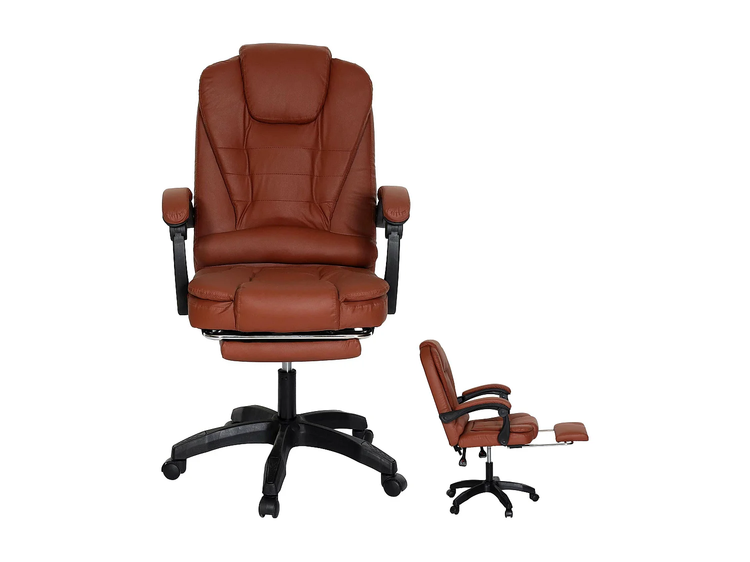 Silla de oficina MCW-M80,  café