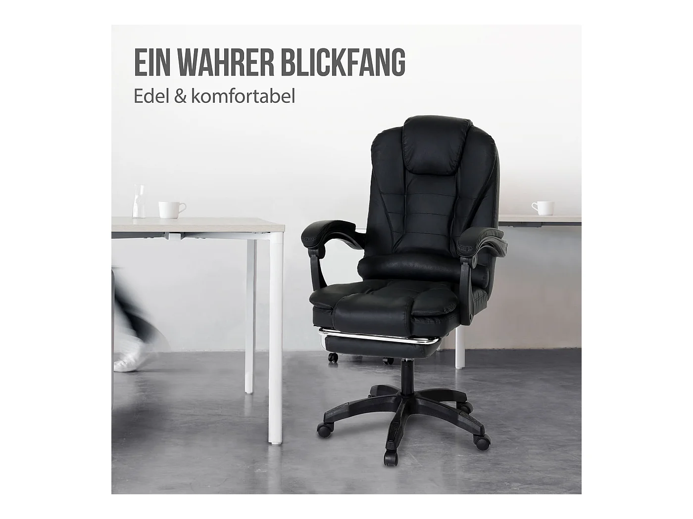MCW-M80 bureaustoel,  koffie