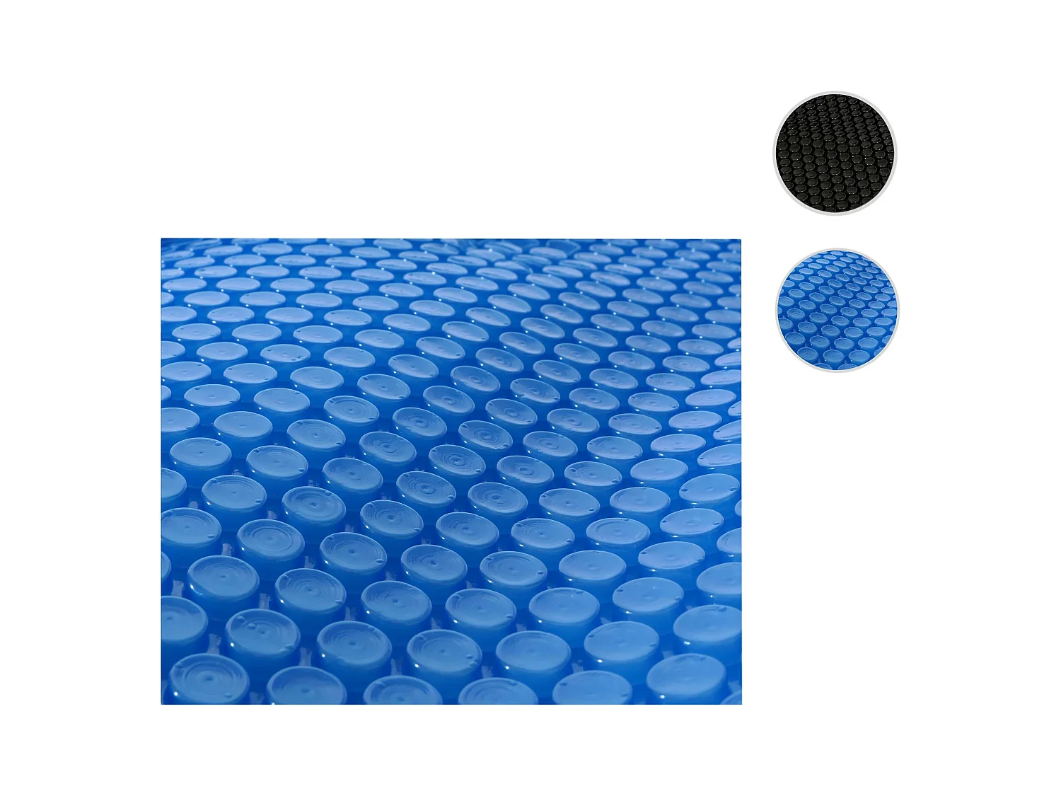 Pokrywa basenu,  prostokątna 10x5m niebieska