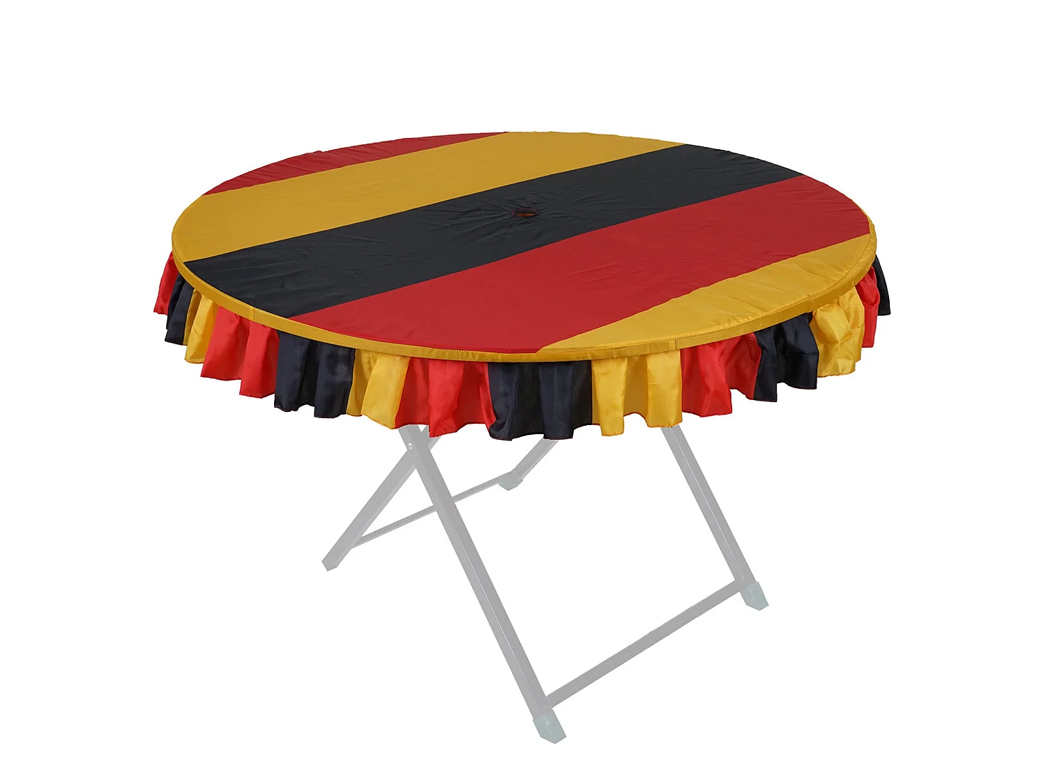 Tischdecke MCW-D18, Biergartentisch-Husse Tischhusse, Deutschland WM EM Ø115cm