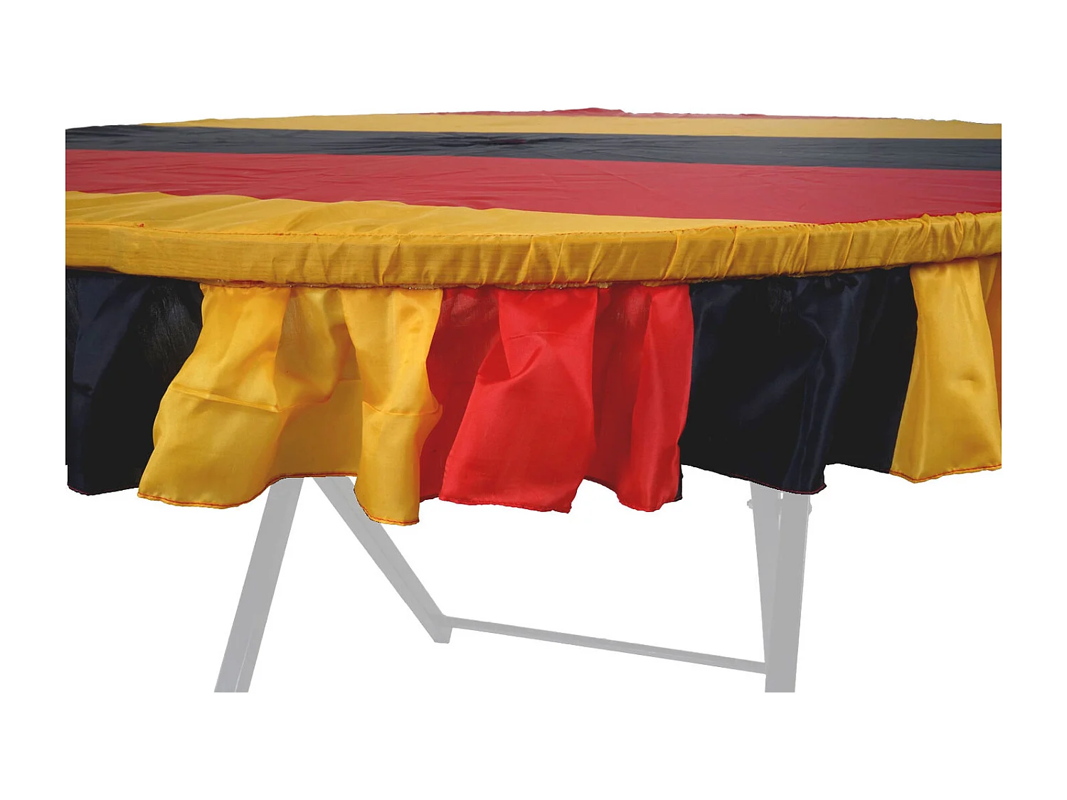 Tischdecke MCW-D18, Biergartentisch-Husse Tischhusse, Deutschland WM EM Ø115cm