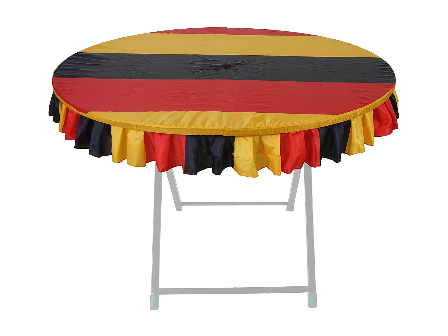 Tischdecke MCW-D18, Biergartentisch-Husse Tischhusse, Deutschland WM EM Ø115cm