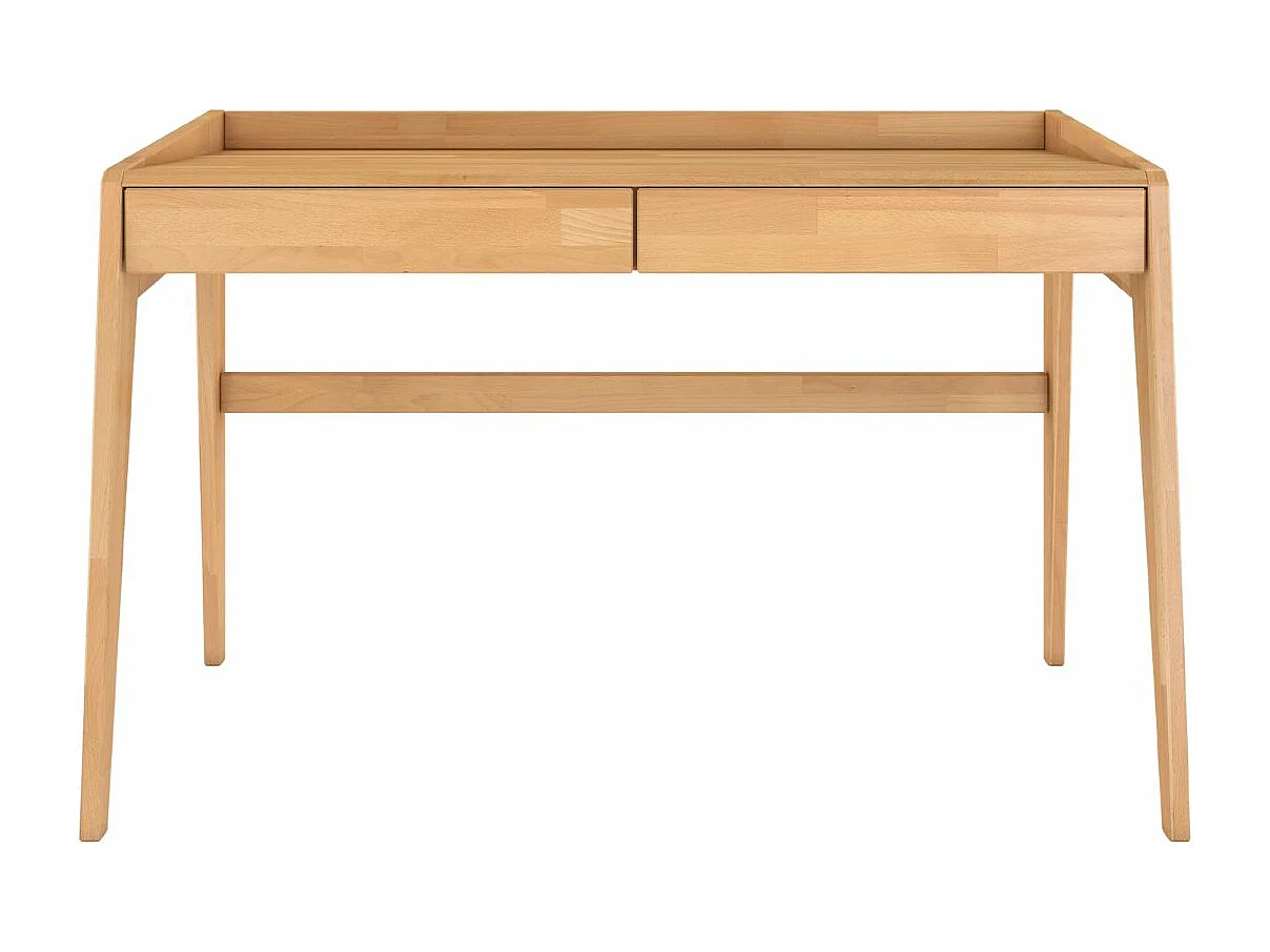 Drewniane bukowe biurko z szufladami Visby LISA / naturalne