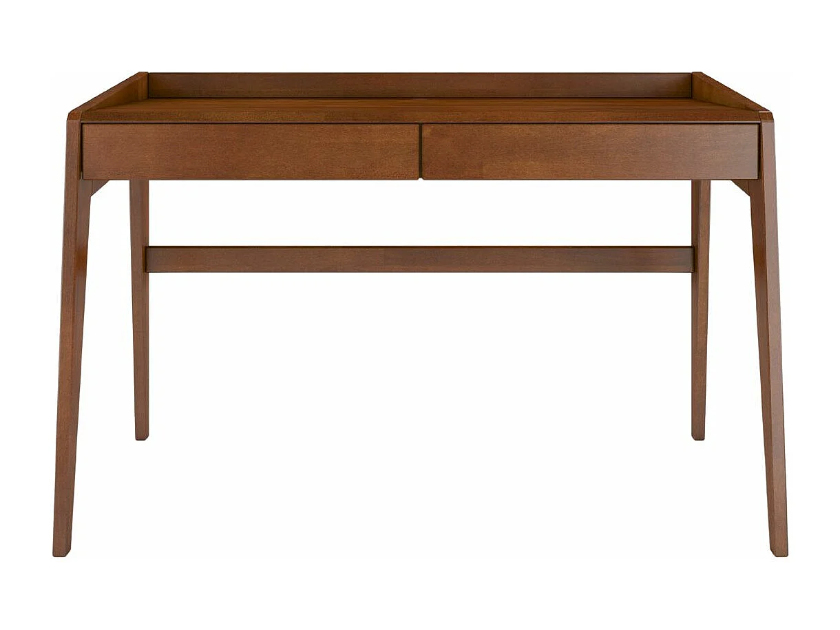 Drewniane bukowe biurko z szufladami Visby LISA / orzech