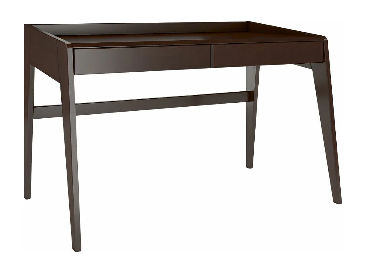 Schreibtisch Elisa, 125/70/81 cm in palisanderfarbe, buchenholz