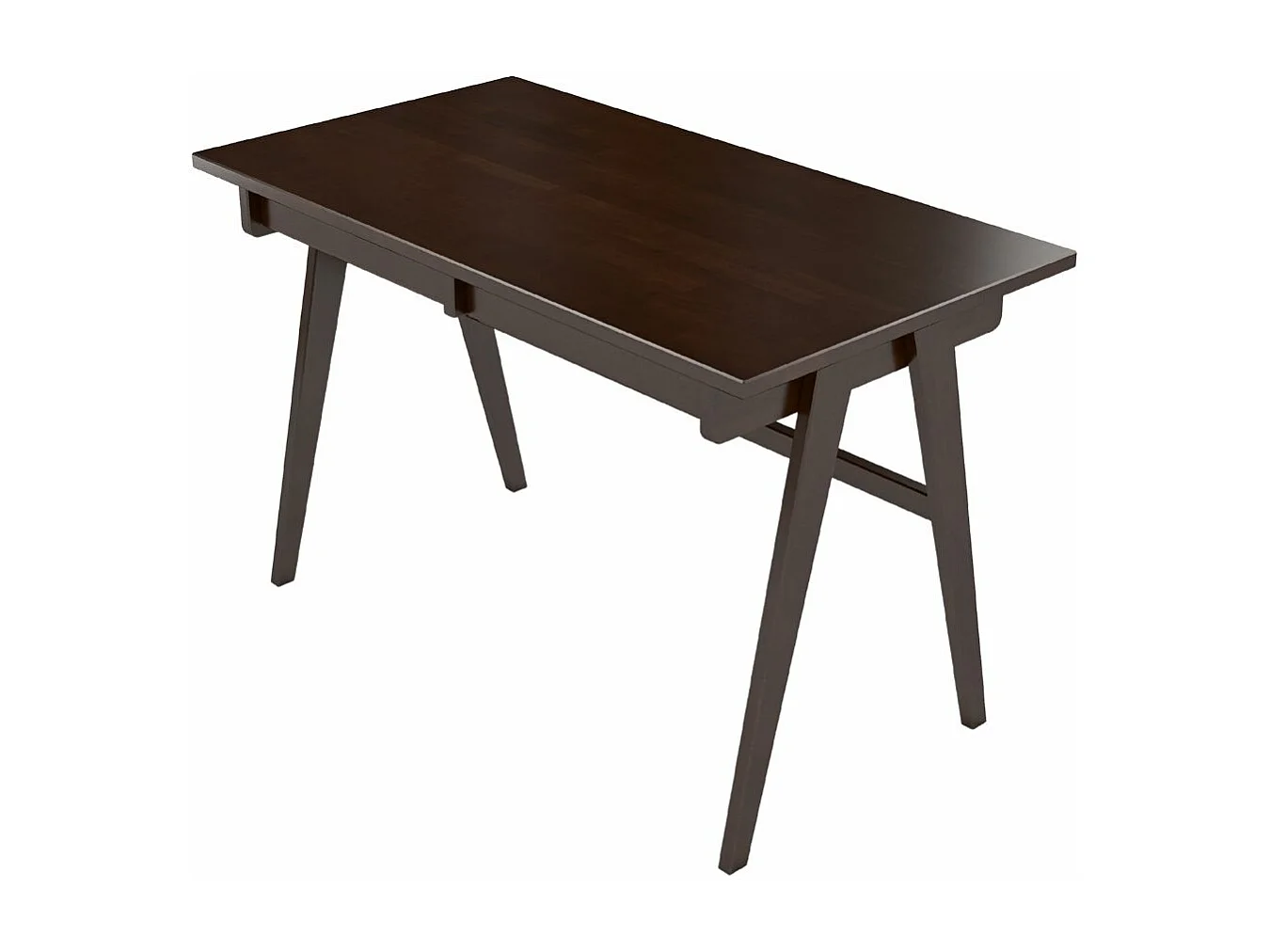 Schreibtisch Edda, 120/65/75 cm in palisanderfarbe, buchenholz