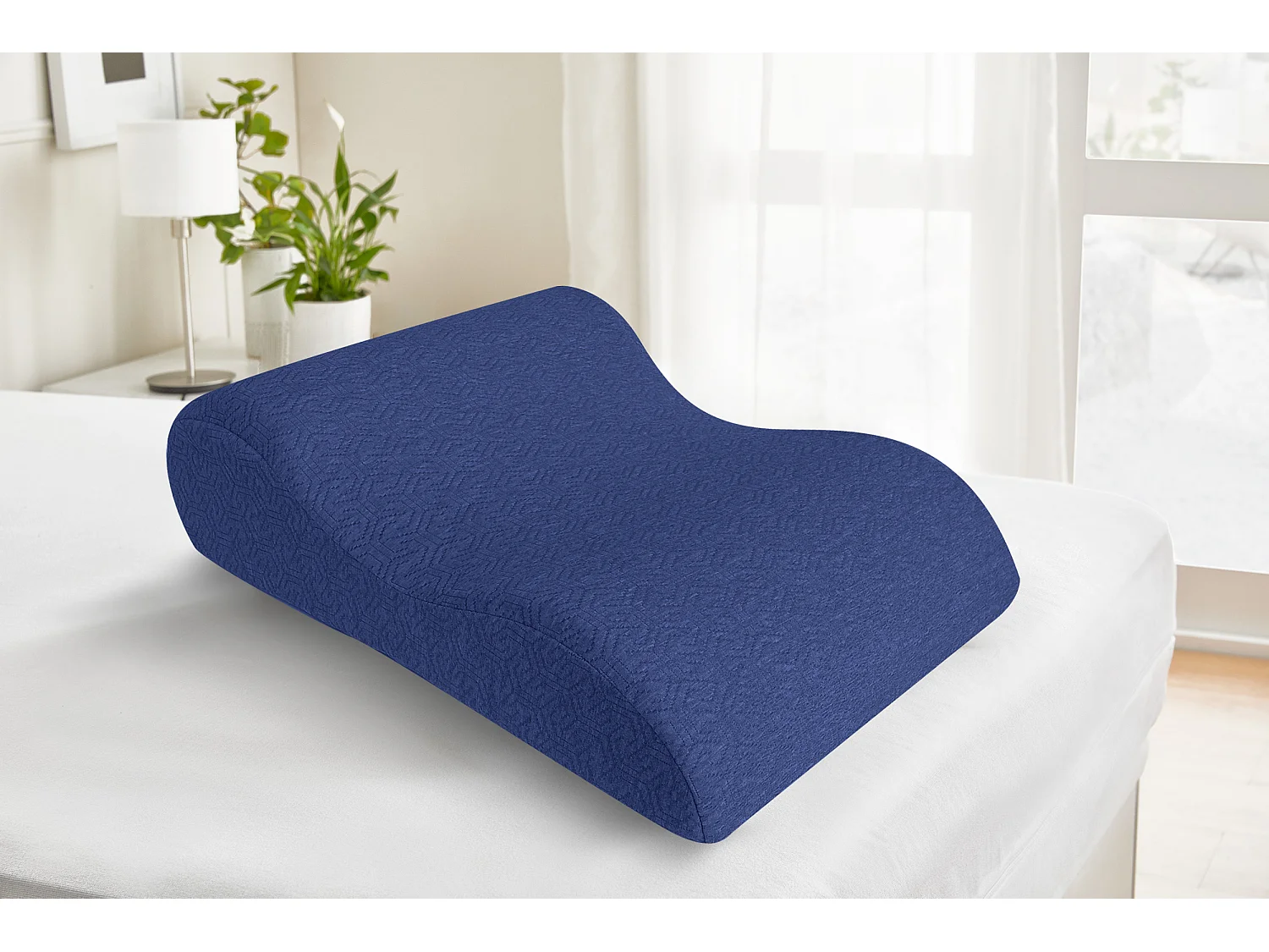 Almofada terapêutica de espuma viscoelástica para pernas | 40 x 60 cm