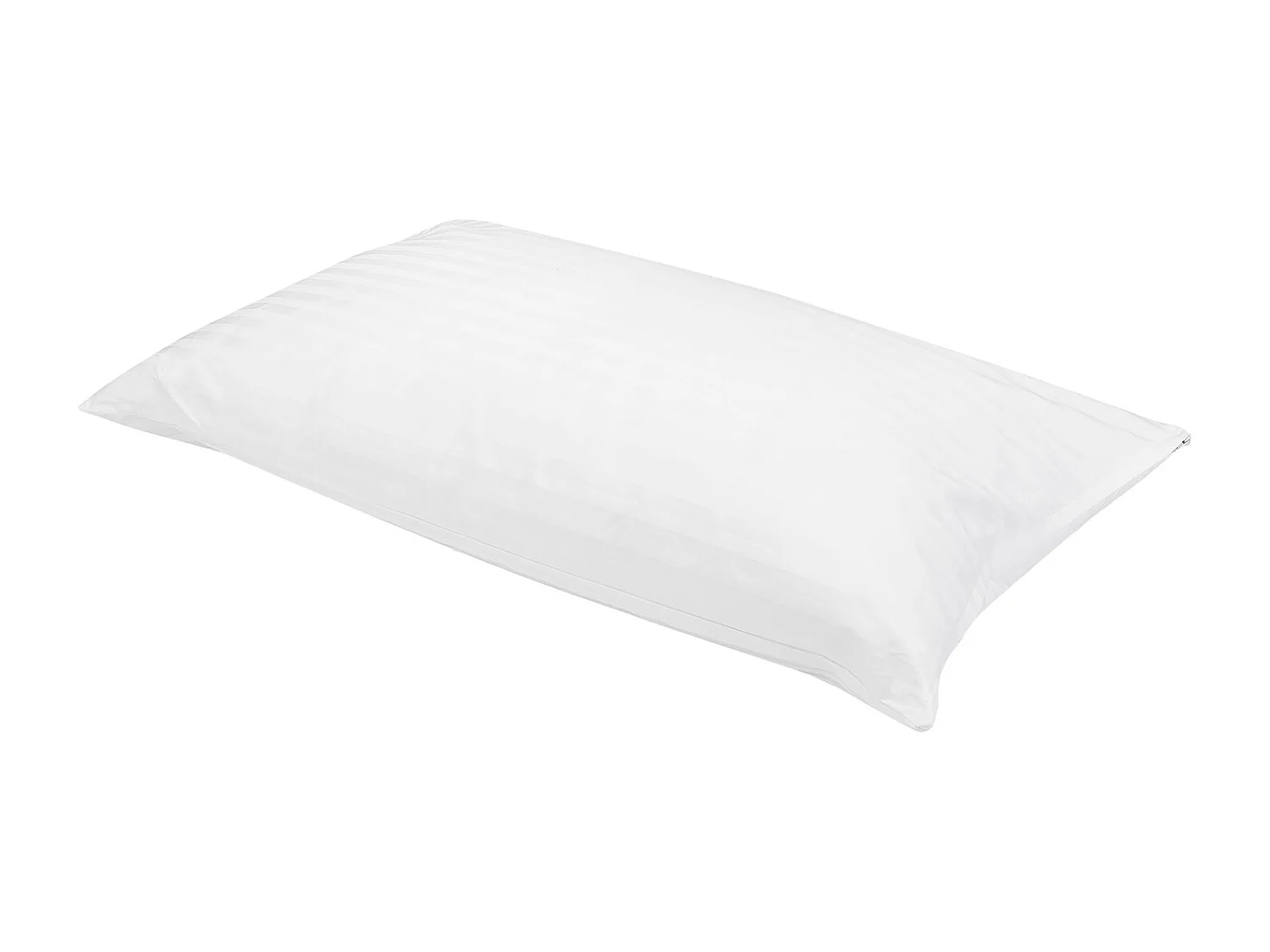 Oreiller en plumes et duvet d'oie avec housse double 100% coton