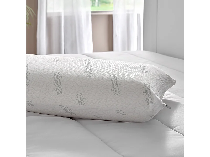 Almohada visco doble funda y antiácaros 60x35cm