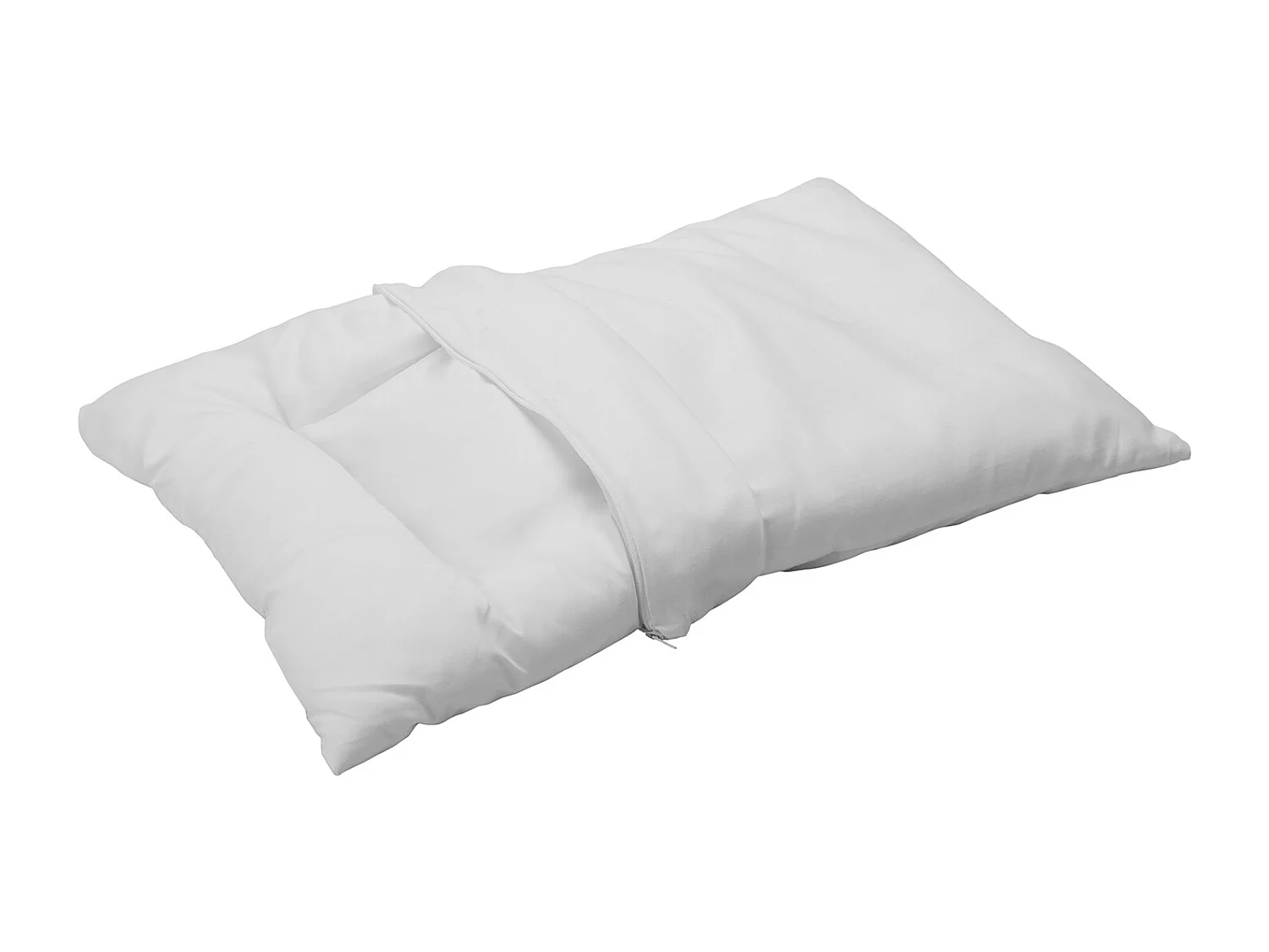 Almofada antiácaros para crianças, capa removível 100% algodão | 55 x 35 cm