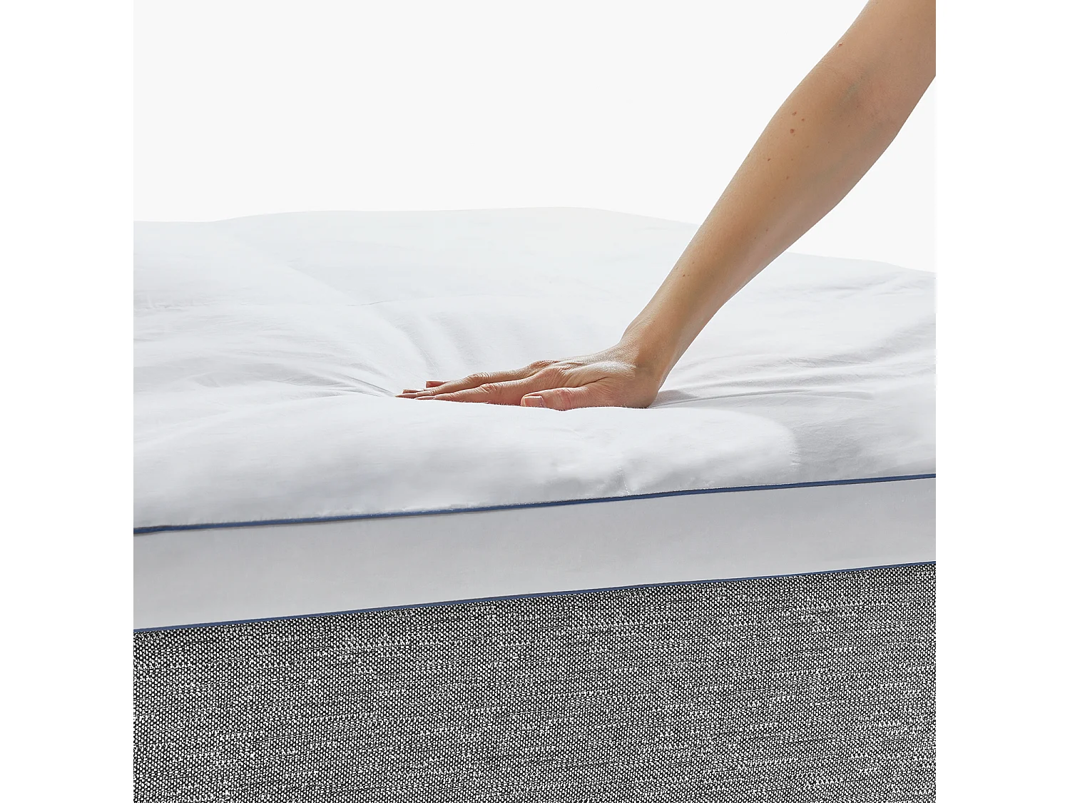 Surmatelas de 90 x 200 cm en plumes de 5 cm - COTTON de PIKOLIN