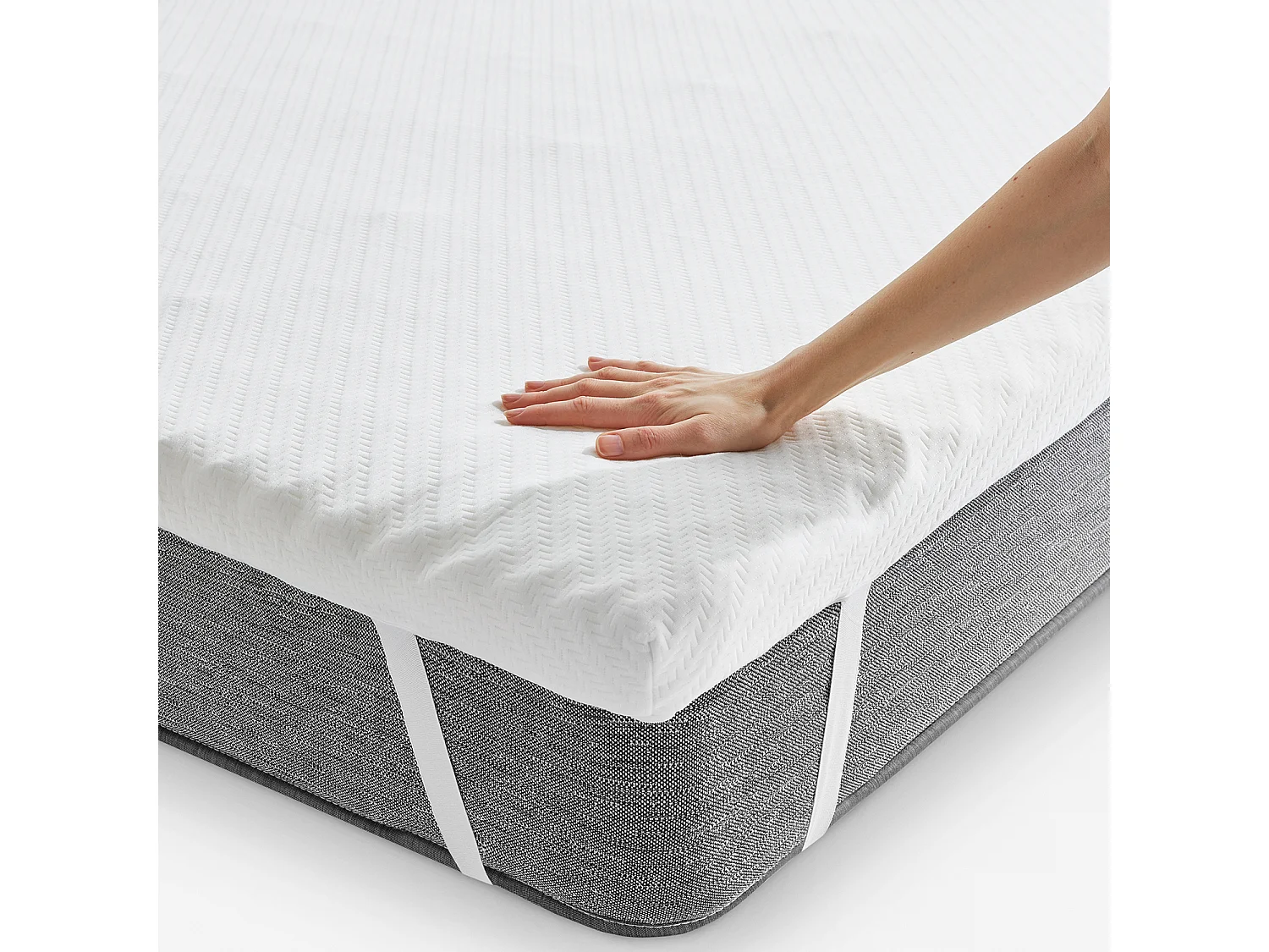 Topper 80 x 190 cm | PIKOLIN HOME | Visco | 7 cm | Transpirável | Lavável