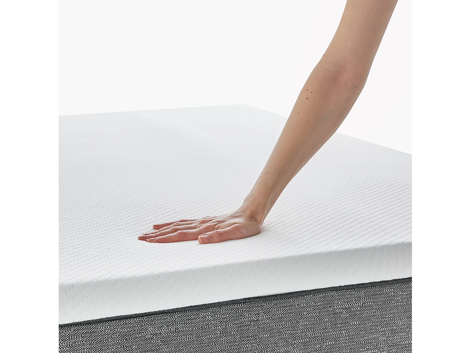 Surmatelas de 160 x 190 cm en mousse à mémoire de forme de 5 cm - DERMO de PIKOLIN