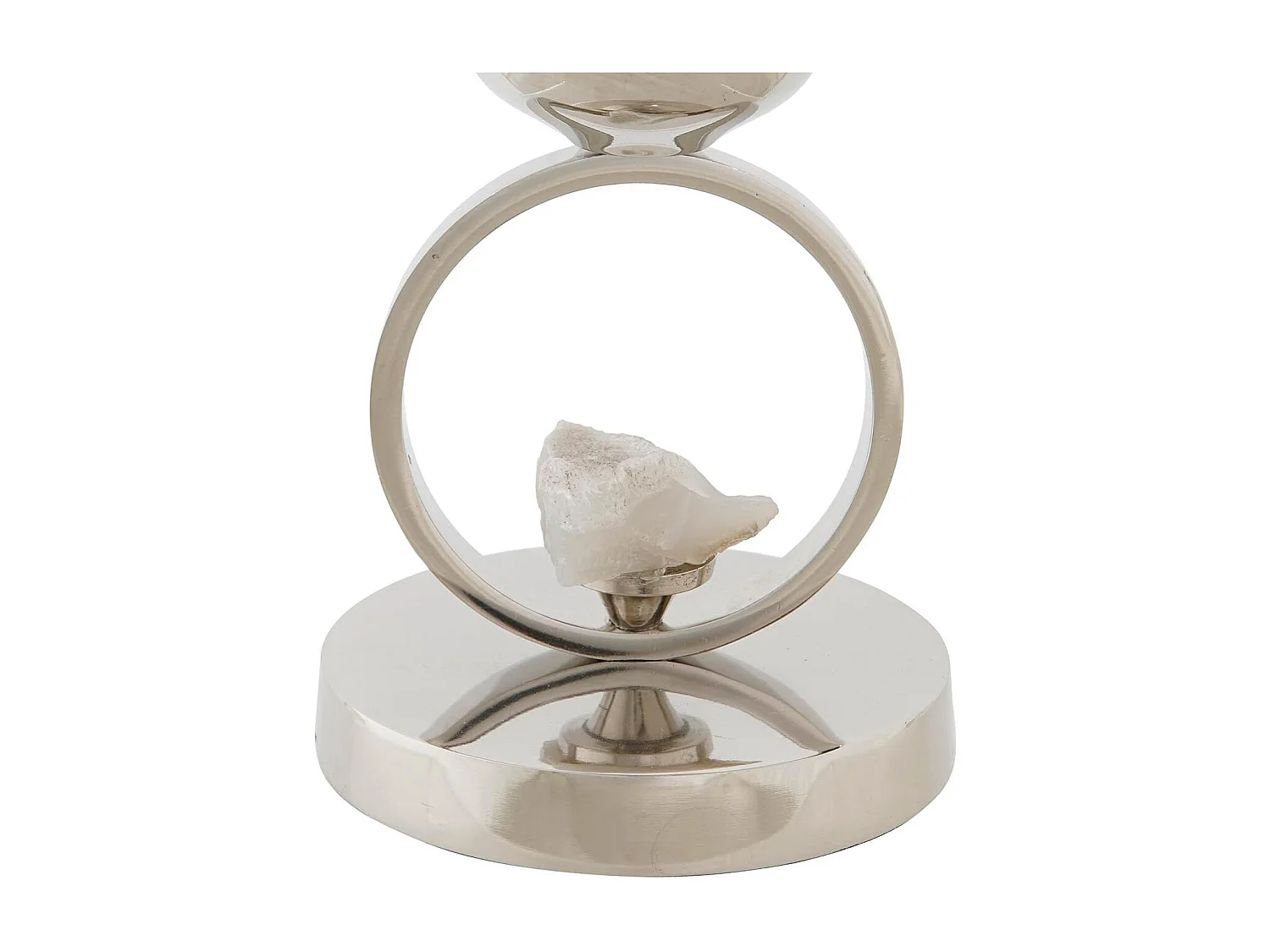 Jarrón DKD Home Decor Champán Cristal Aluminio (15 x 15 x 44 cm)