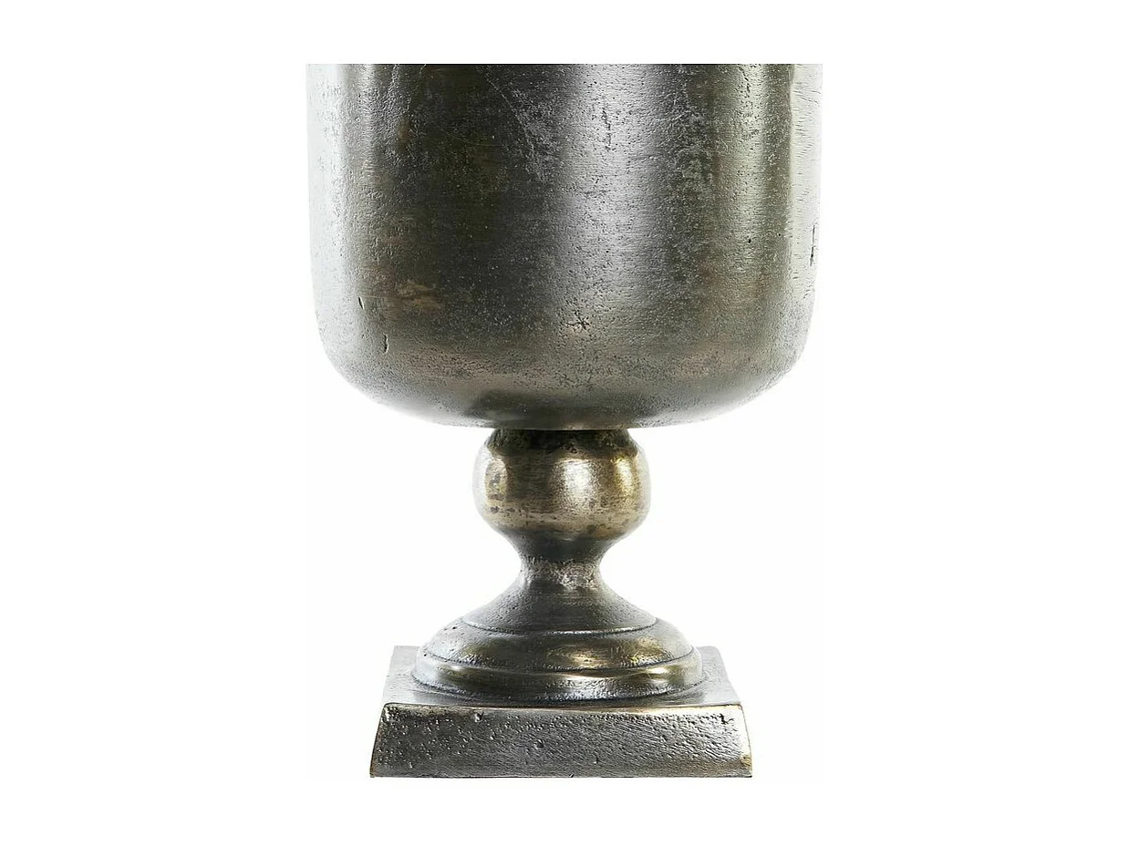 Jarrón DKD Home Decor Bicolor Aluminio Moderno 15 x 15 x 33 cm (2 Unidades)