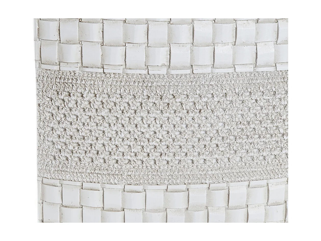 Jarrón DKD Home Decor Blanco Resina Moderno (30 x 10 x 45 cm)