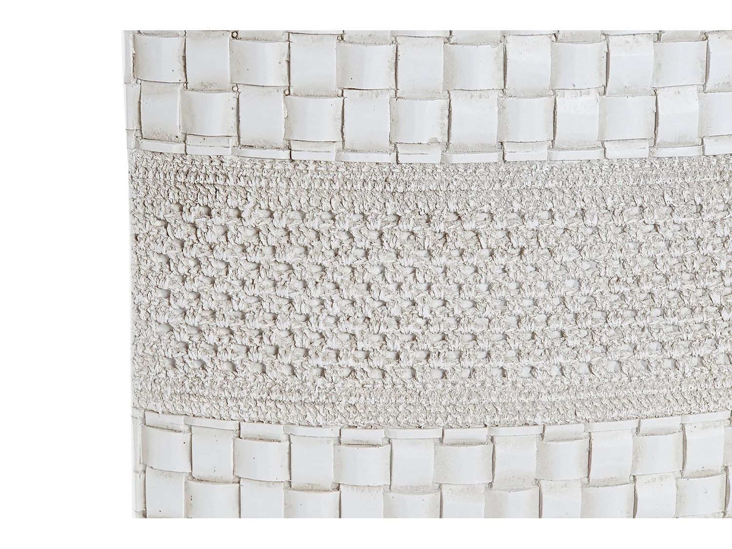 Jarrón DKD Home Decor Blanco Resina Moderno (30 x 10 x 45 cm)