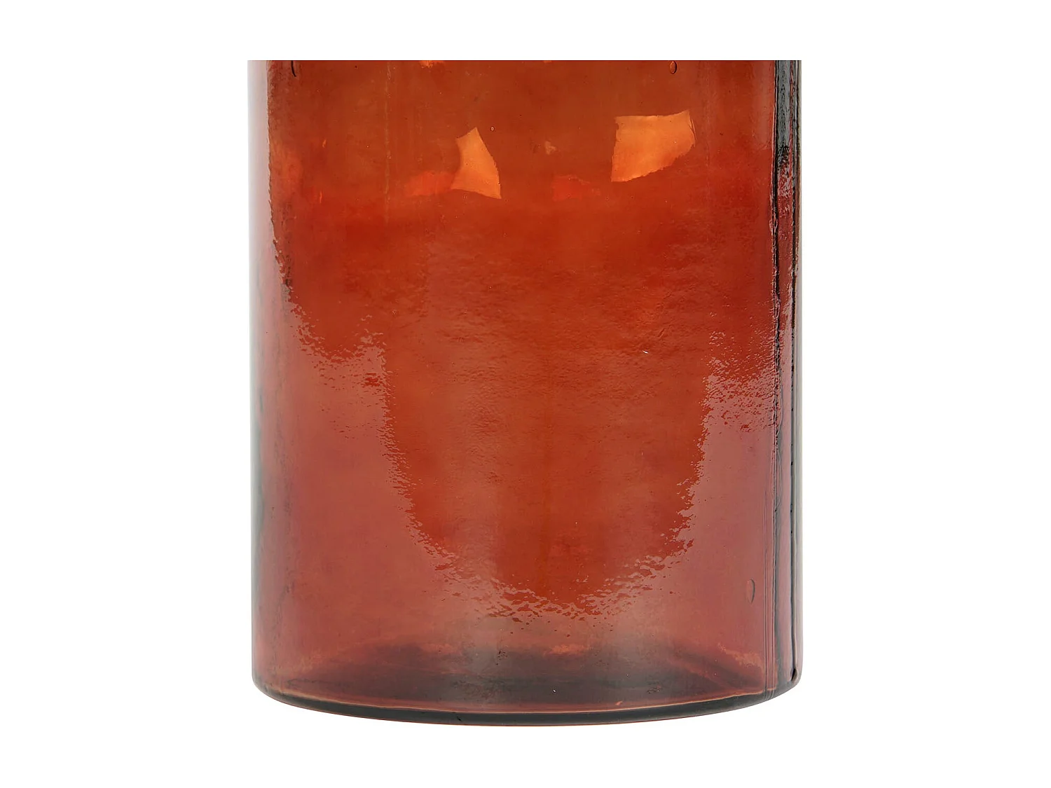 Jarrón de Cristal Reciclado Enea 25x25x75 32 L Moderno y Respetuoso con el Medio Ambiente