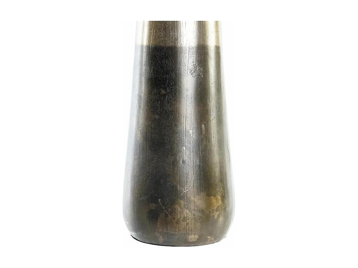 Jarrón DKD Home Decor 15,5 x 15,5 x 49,5 cm Aluminio Moderno (2 Unidades)