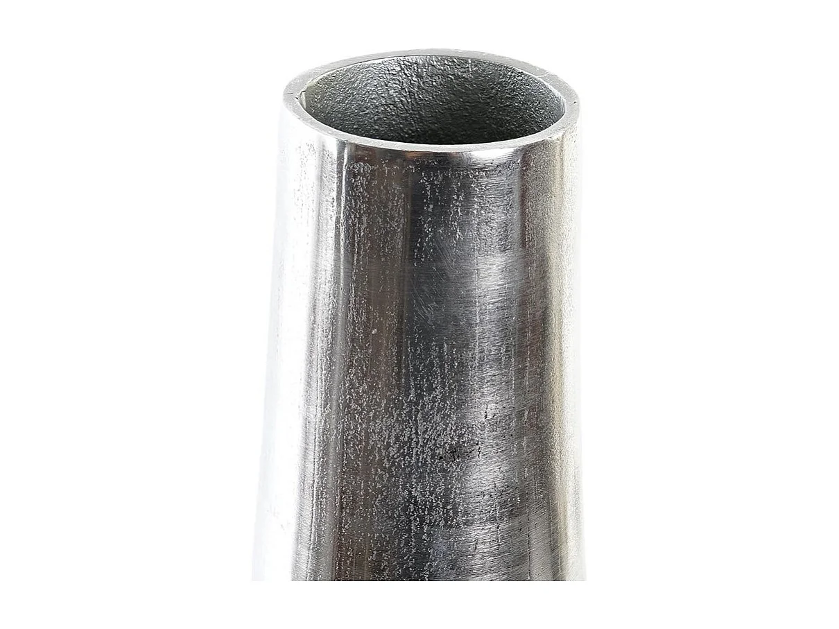 Jarrón DKD Home Decor 15,5 x 15,5 x 49,5 cm Aluminio Moderno (2 Unidades)
