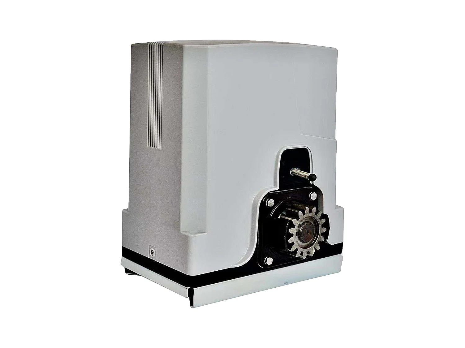 Portail électrique coulissant aluminium ajouré L374 x H165 cm anthracite - PRIMO