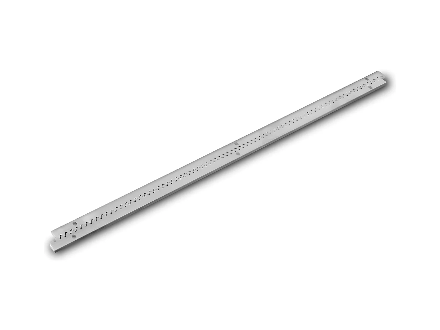 Portail électrique coulissant aluminium persienné L374 x H180 cm anthracite - VIAZO