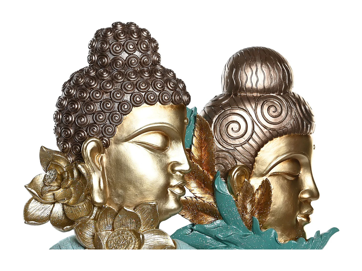 FIGURA RESINA METAL 22X8X42,5 BUDA 2 SURT.