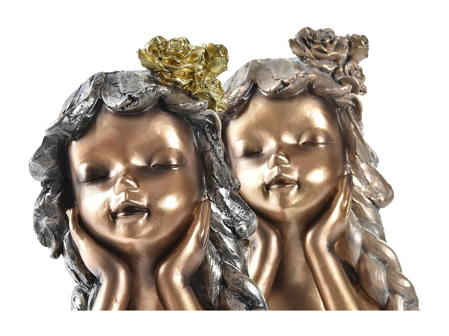 FIGURA RESINA 17X14X25 NIÑA 2 SURT.