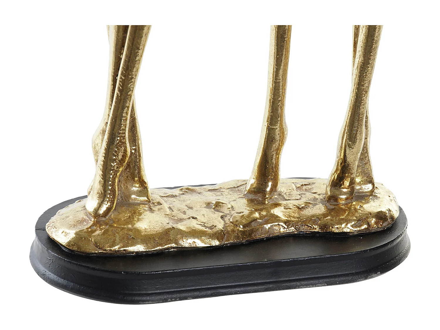 FIGURA RESINA 25X9,8X44,5 BAILARINAS DORADO