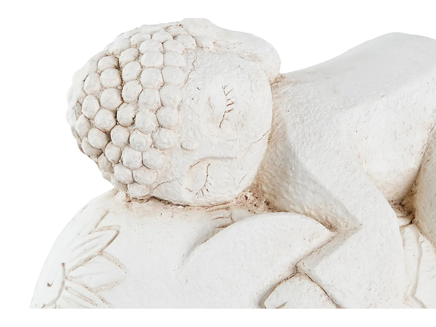 FIGURA MAGNESIA 44X22X40 BUDA ELEFANTE ENVEJECIDO